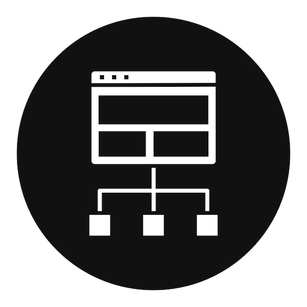 Website Structure Vector Illustration