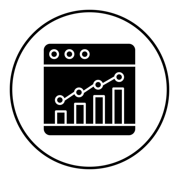 website traffic vector icon can be used for web hosting iconset