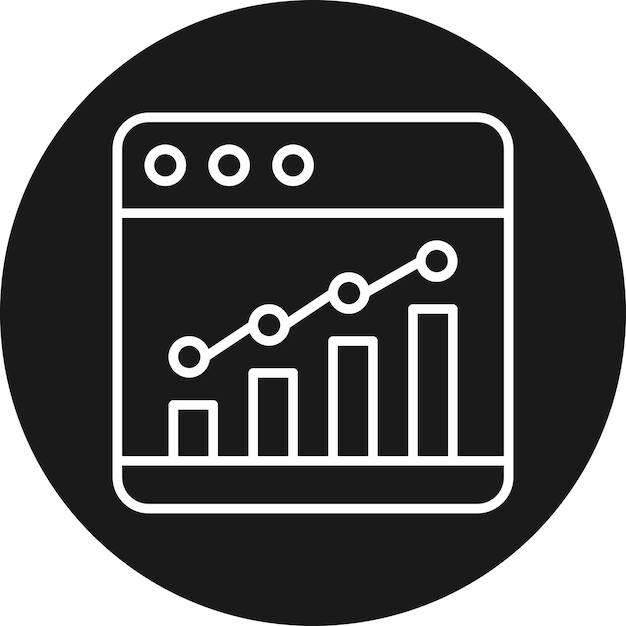website traffic vector icon can be used for web hosting iconset