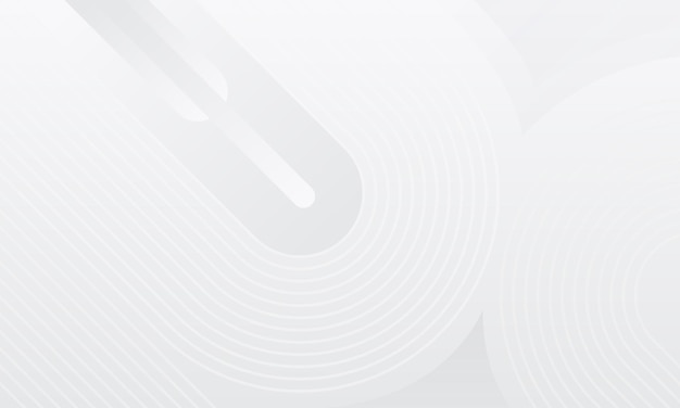 White Abstract Background Line Shape Design Banner For Business Presentation