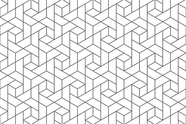 white abstract background with modern and hexagon pattern