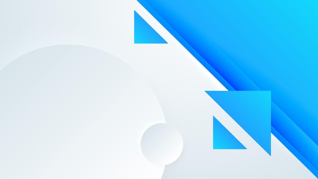 white and blue vector minimalist geometric shape abstract background