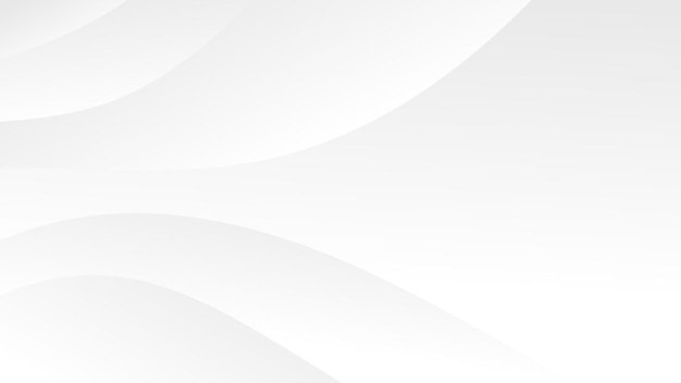 white background with abstract curve lines decoration