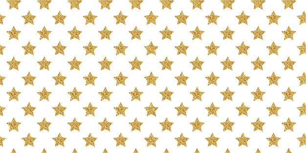 White background with glitter stars