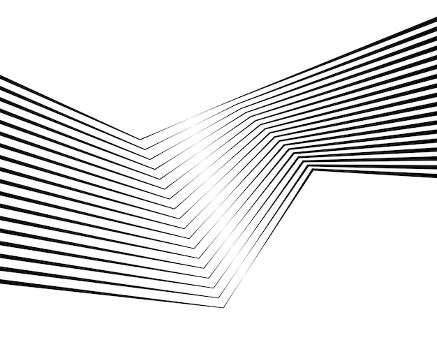 White black color Linear background Design elements Poligonal lines Protective layer for banknotes certificates template Vector Vector lines of different thicknesses from thin to thick EPS 10