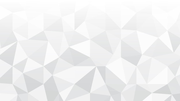 White Realistic Polygonal Background