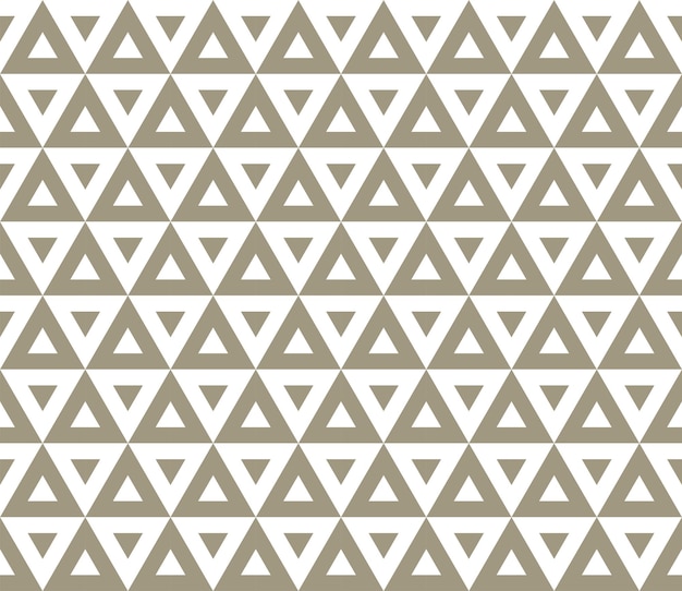 White triangles on a beige background