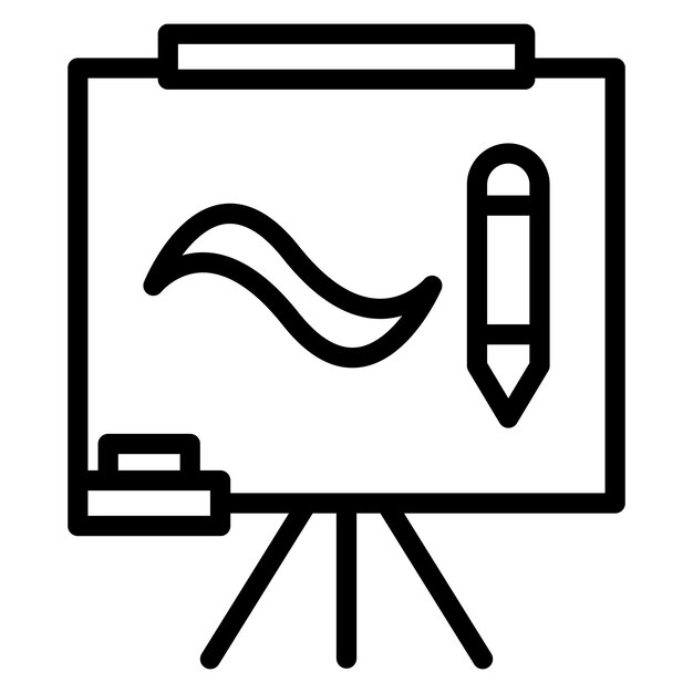 Whiteboard icon vector image Can be used for Business Meeting