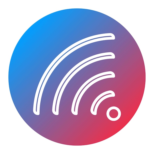 Wifi icon vector image Can be used for Live Streaming