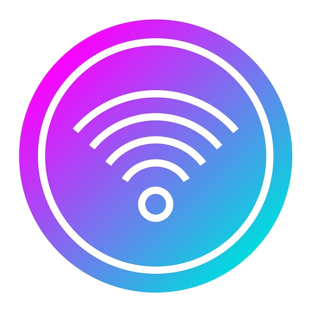 Wifi-vektori-ikonin design-kuvitus