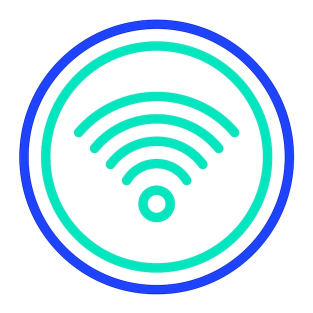 Wifi-vektori-ikonin design-kuvitus