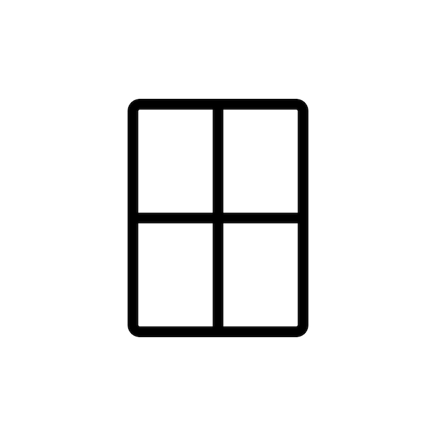 window icon vector template illustration logo design