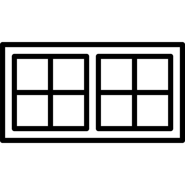Windows Line Icon