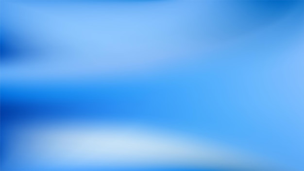 Winter blue gradient background smooth snowy landscape