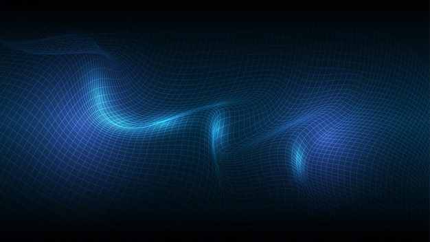Wireframe line abstract background