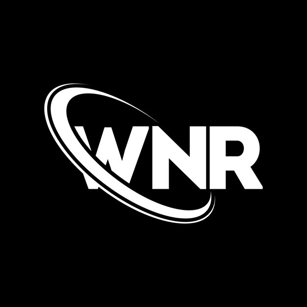 WNR logo WNR letter WNR letter logo design Initials WNR logo linked with circle and uppercase monogram logo WNR typography for technology business and real estate brand