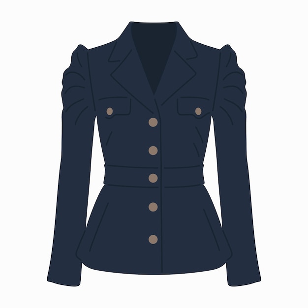 Women's military and safari style jacket