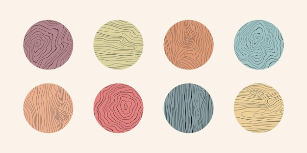 wood tree pattern texture icon trunk with annual circle line of age pictogram