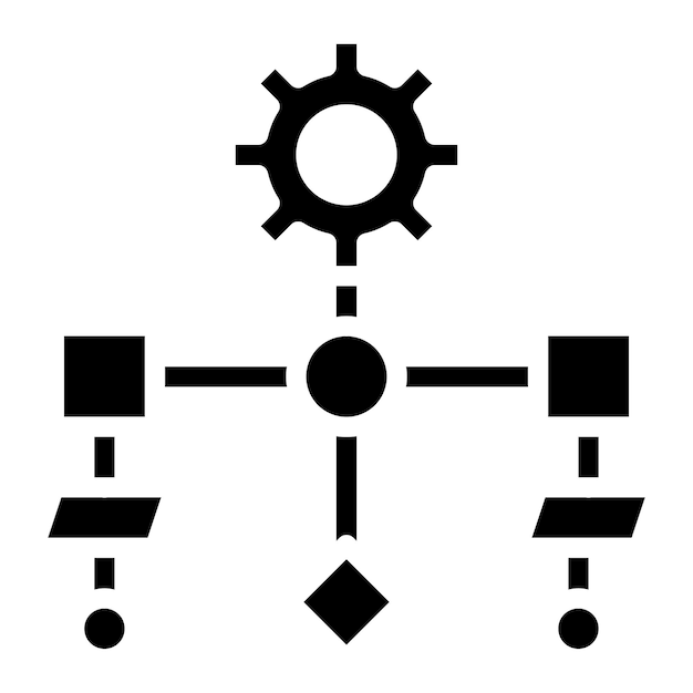 Workflow icon vector image Can be used for Product Management