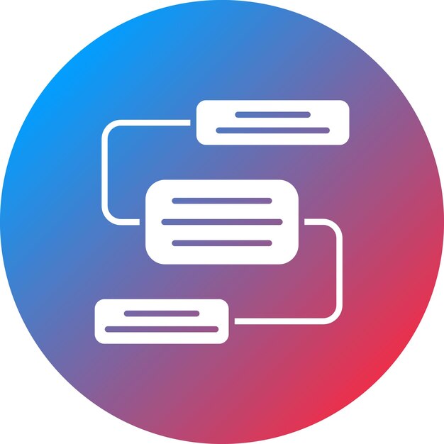 workflow icon vector image can be used for work from home