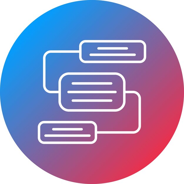 workflow icon vector image can be used for work from home