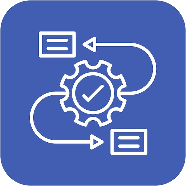 Workflow vector icon Can be used for Action Plan iconset