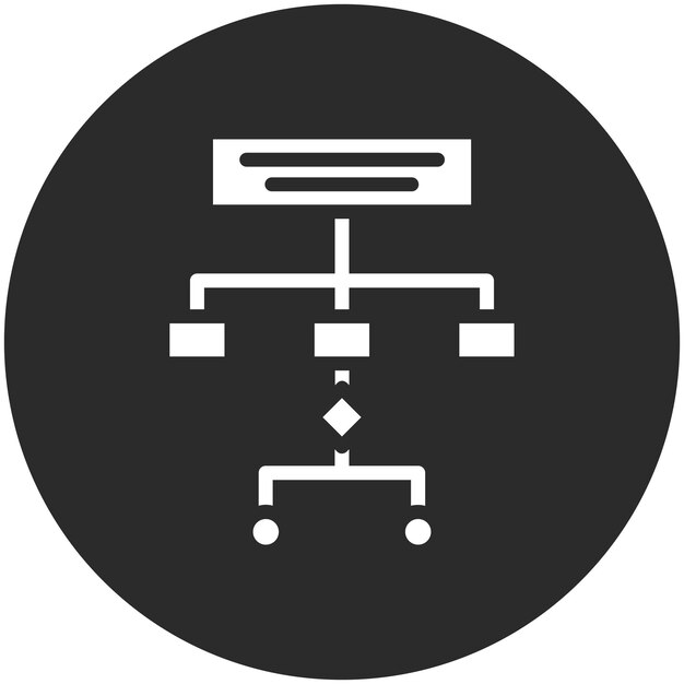 Workflow vector icon illustration of Project Management iconset