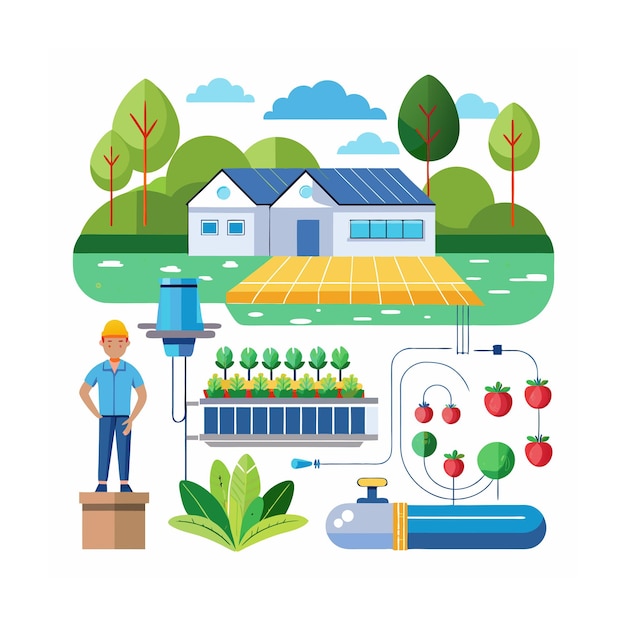 World food day concept illustration