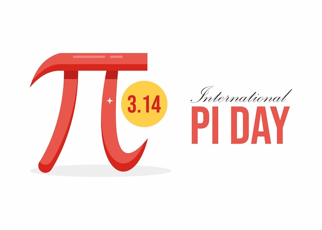 World pi day illustration