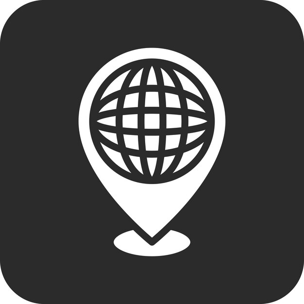 Worldwide Location vector icon illustration of Immigration iconset