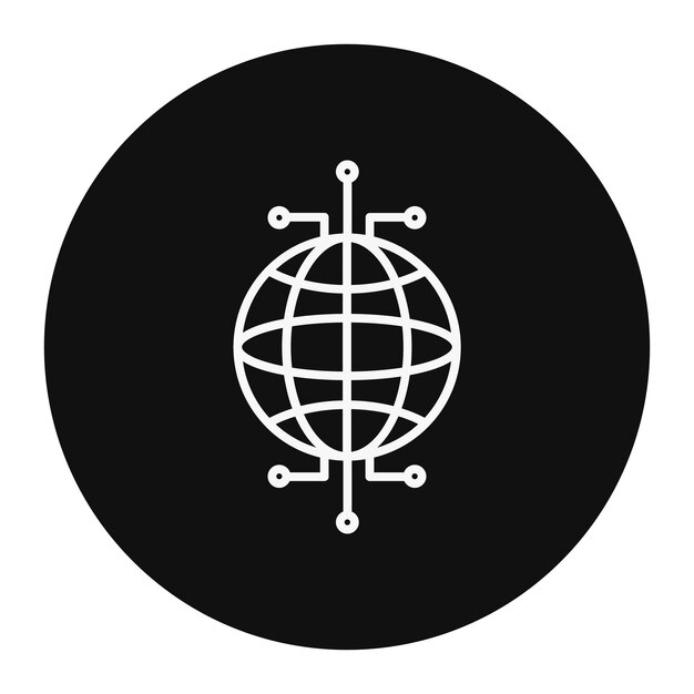 Worldwide Network Vector Illustration