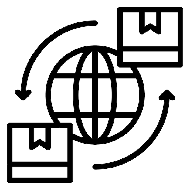 Worldwide Shipping icon vector image Can be used for Warehouse