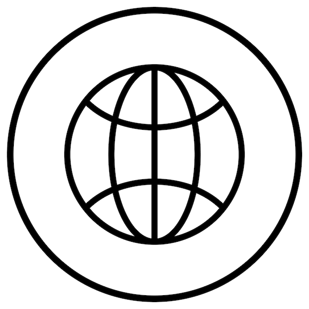 Worldwide Vector Icon Design Illustration