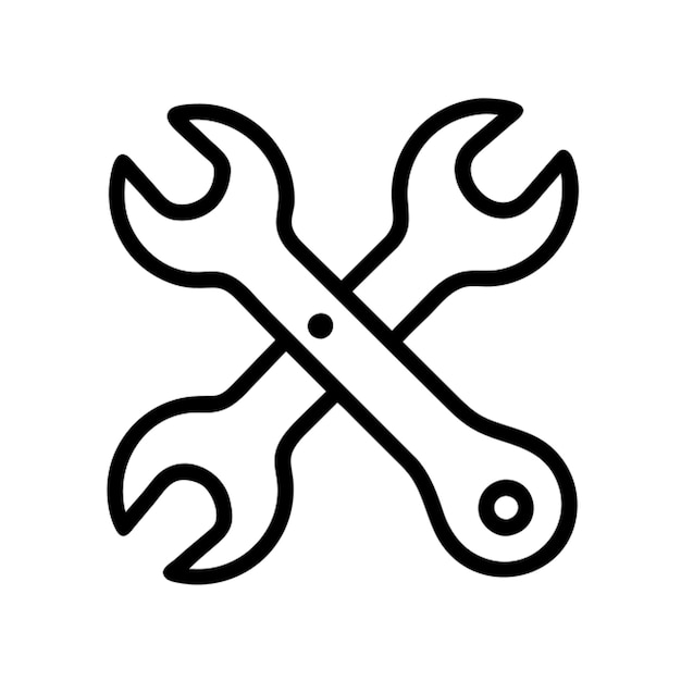 wrench icon outline