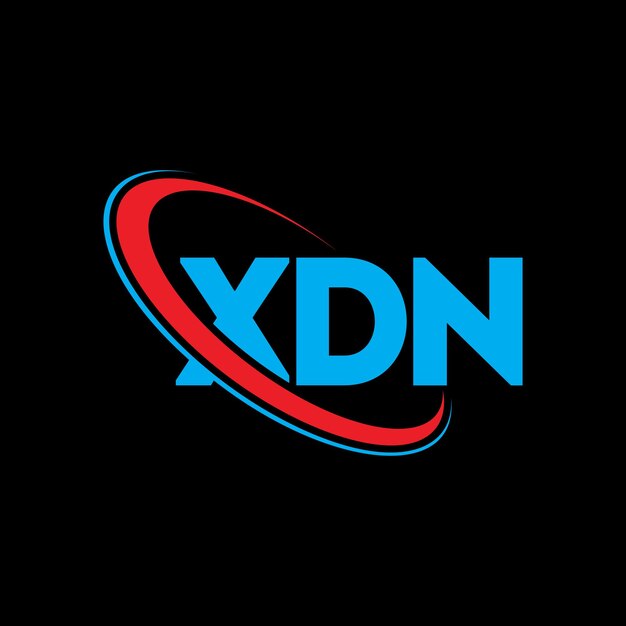 XDN logo XDN letter XDN letter logo design Initials XDN logo linked with circle and uppercase monogram logo XDN typography for technology business and real estate brand