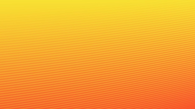 Yellow and orange gradient with stripes line abstract background vector image