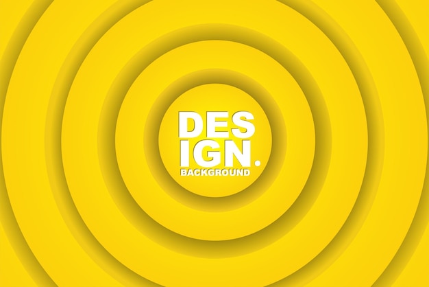 yellow circle shaped background banner is suitable for wallpaper posters banners
