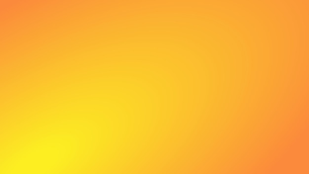 Yellow orange smooth gradient with spotlight abstract background for presentation