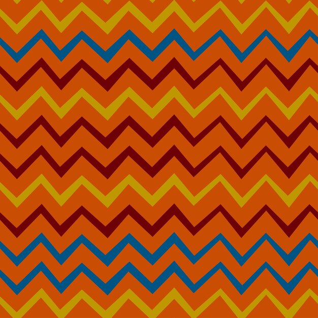 Zigzag colorful pattern