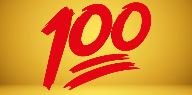 Plik wektorowy 100 ikona na przezroczystym tle