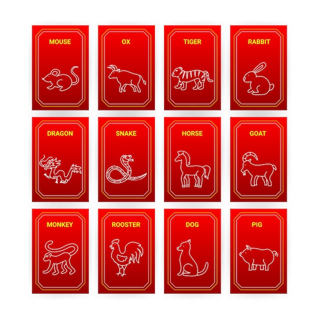 12 Horoskop Chińskiego Zodiaku