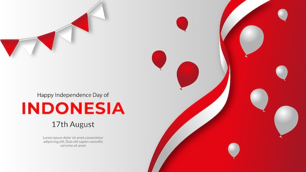 17 sierpnia - Dzień Niepodległości Indonezji (Indonezyjska flaga)