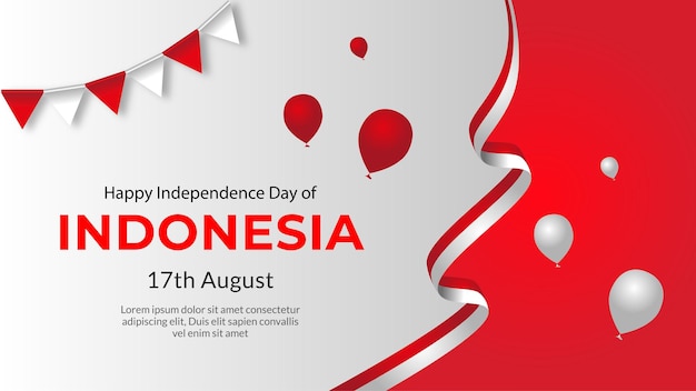 17 sierpnia - Dzień Niepodległości Indonezji (Indonezyjska flaga)