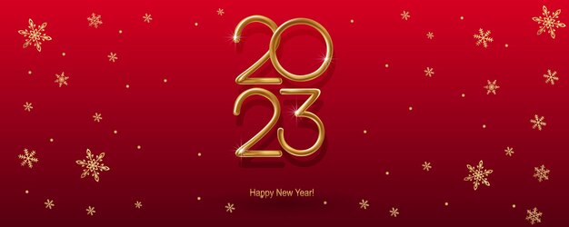 2023 Szczęśliwego Nowego Roku ręka napis kaligrafia Wektor wakacje element ilustracji Typograficzny element transparent plakat gratulacje