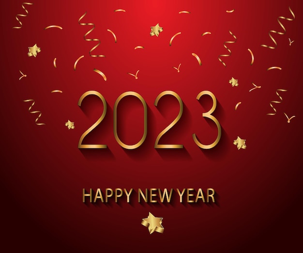 2023 Szczęśliwego Nowego Roku W Tle