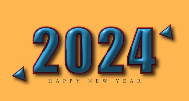 2024 szczęśliwy nowy rok uroczysty projekt dla nowego roku tło