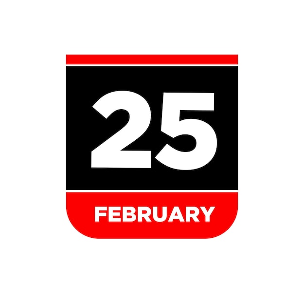 25 lutego - kalendarzowy dzień