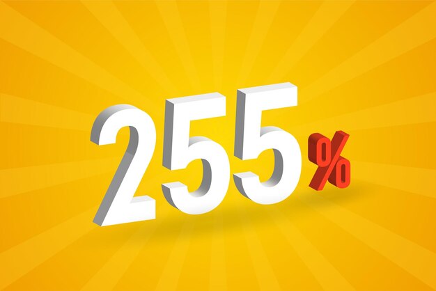 255 zniżki Tekst 3D do sprzedaży i promocji