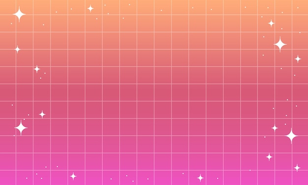3 wektor ziarnisty gradient oczek wektorowych z białymi gwiazdami retro abstrakcyjne tło w estetyce y2k