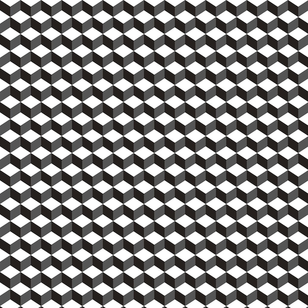 3d Box Houndstooth Bezszwy wzór cyfrowe tło